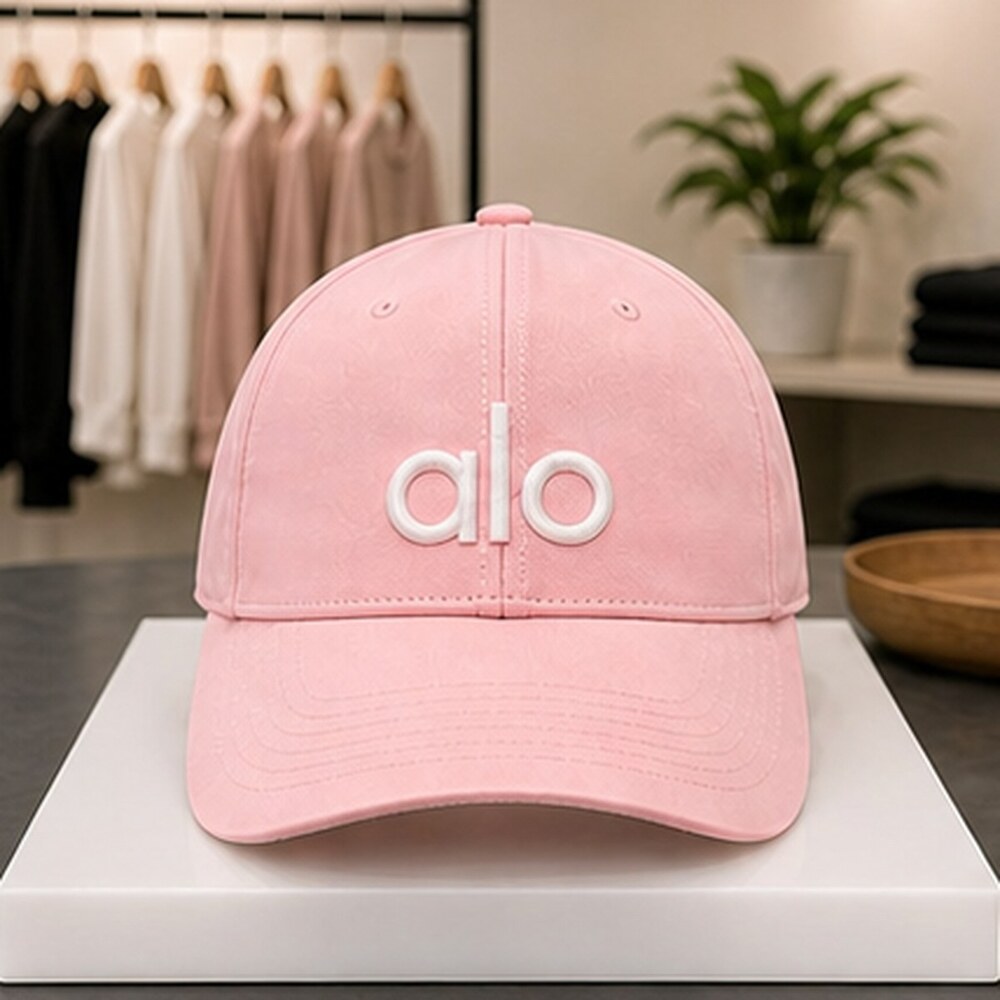 ALO Yoga Pink Pilates Baseball Cap Hat OS